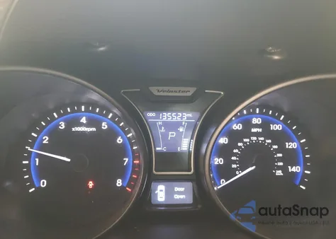 2013 Hyundai Veloster Turbo из США, поврежденный, VIN KMHTC6AE0DU106928